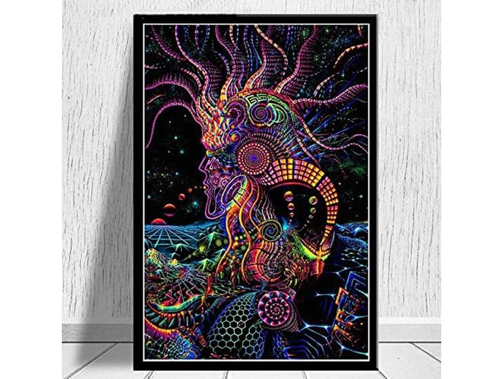 Puzzle 3000 Teile Unmögliches Puzzle Hippie Art Psychedelisches 3D Puzzle Holzspielzeug Einzigartiges Geschenk Dekoration Gift