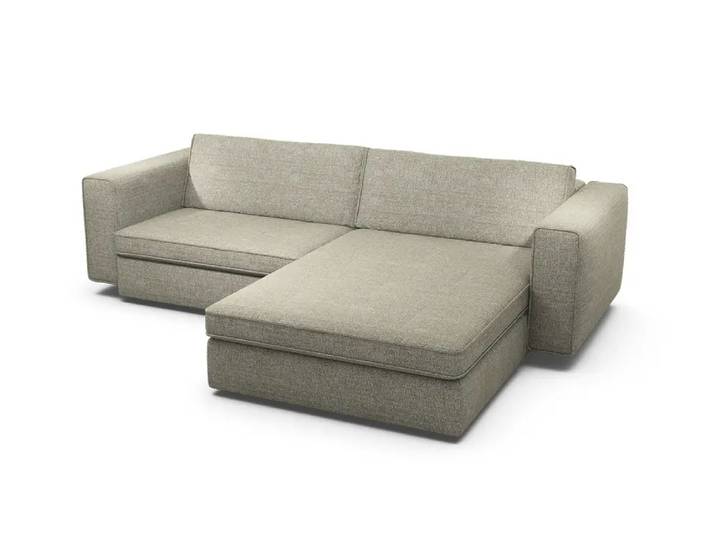 Ecksofa CLOUDY1, Sensoo, off-white, Textil