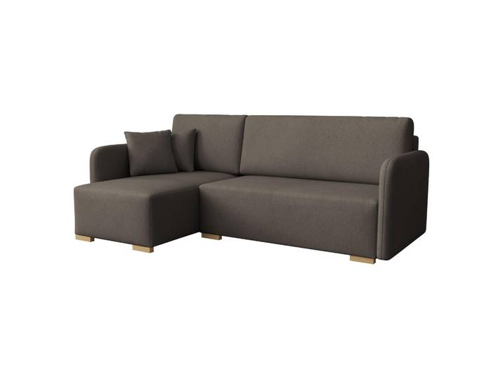 Mirjan24 Ecksofa Como L, Braun, Holz, L-Form,L-Form, 220x140 cm, Wohnzimmer, Sofas & Couches, Wohnlandschaften, Ecksofas