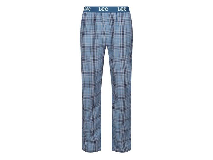 LEE geweven broek - pecos-blauw - geruit - M