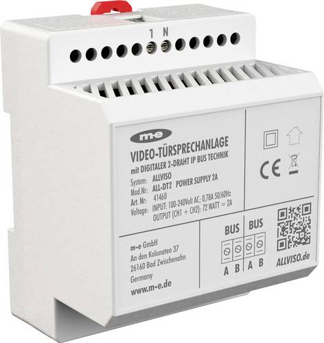 M-e modern-electronics 41460 Hutschienen-Netzteil (DIN-Rail) Verbrauch (StandBy) 0.5mW 2A Inhalt 1St.