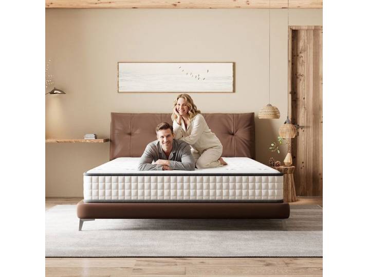 TUNCCO Matelas 160x200 Epaisseur 22CM Fermeté Moyenne Mousse Haute Densité Respirante Réversible à Deux Faces