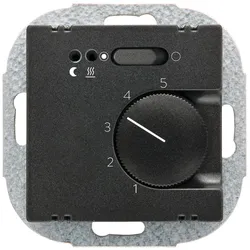 Siemens 5TC9774-5AC00 DELTA style Raumtemperaturregler für Fußbodenheizung, anthrazit 5TC97745AC00