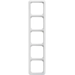 Elso 224504 Rahmen 5-fach FASHION Thermo reinweiß