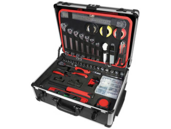 Boîte à outils, 211 pièces, en valise alu