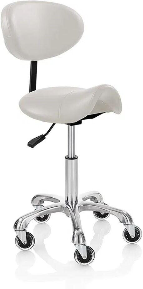 Xanitalia Sgabello per estetista con schienale centro estetico Elitè Pro Saddle di XaniPro S