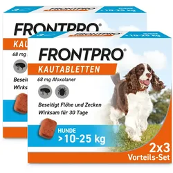 FRONTPRO HUND 68mg M >10-25 KG 2X3 St