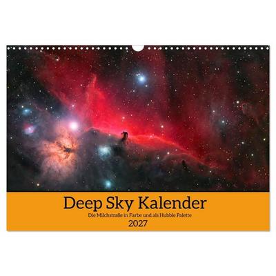 Deep Sky Kalender (Wandkalender 2027 DIN A3 quer), CALVENDO Monatskalender