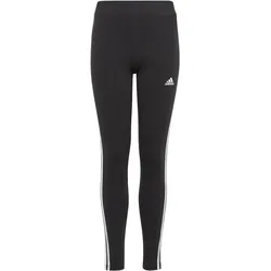 Adidas, Mädchen, Tights, Girl's Essentials 3-Stripes Cotton Tight (152), Mehrfarbig, Schwarz