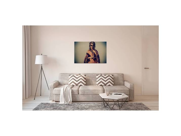 Tableau déco La Bohème Polyester PVC / Épicéa Beige 90 x 60cm