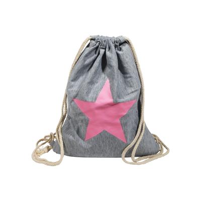 Turnbeutel CHAM CHAM "Beutel Rucksack, 40 x 32 cm", grau, Textil, Taschen