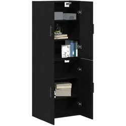 vidaXL, Kommode + Sideboard, Faleno (Schwarzes Rohr) (34 x 69.50 x 90 cm)