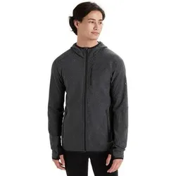 ICEBREAKER Herren Fleecejacke "Descender" Slim Fit, Größe L in Grau Grau