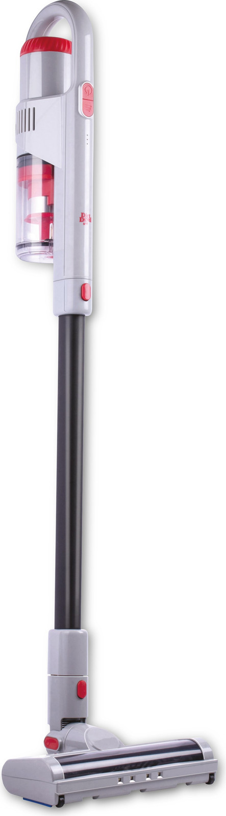 Dirt Devil DD9006 2-in-1 Steelstofzuiger en Kruimeldief - Draadloos, 260 W, 0,5 L, Wit/Rood