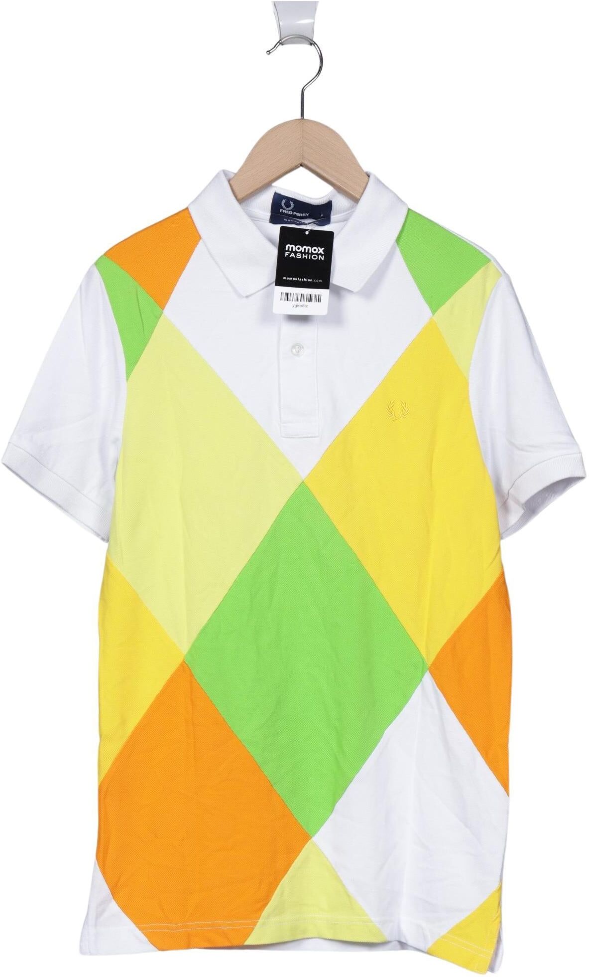 Fred Perry Herren Poloshirt, Mehrfarbig, Gr. S, Baumwolle - Second Hand