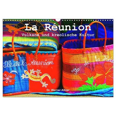 La Réunion - Vulkane und kreolische Kultur (Wandkalender 2027 DIN A3 quer), CALVENDO Monatskalender