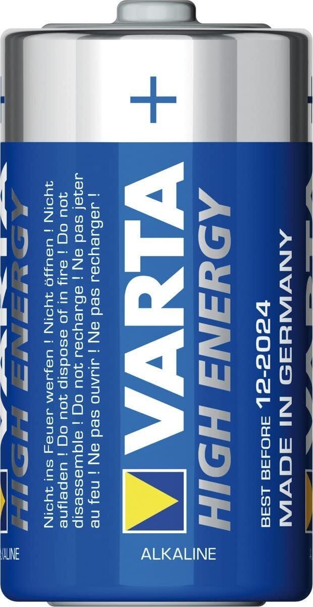 Varta High Energy 04920 121 111 Universele batterij - Type D - Alkaline-Mangaan - 1,5 V - 16500 mAh