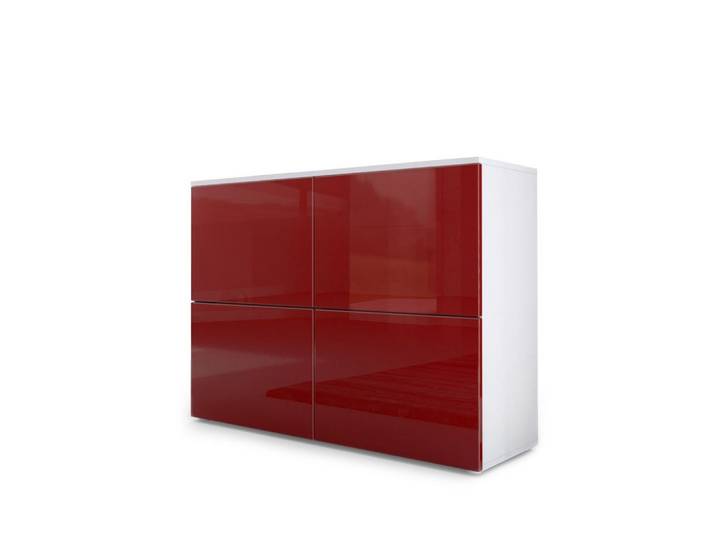 KOMMODE Rova Bordeaux Hochglanz / Bordeaux Hochglanz
