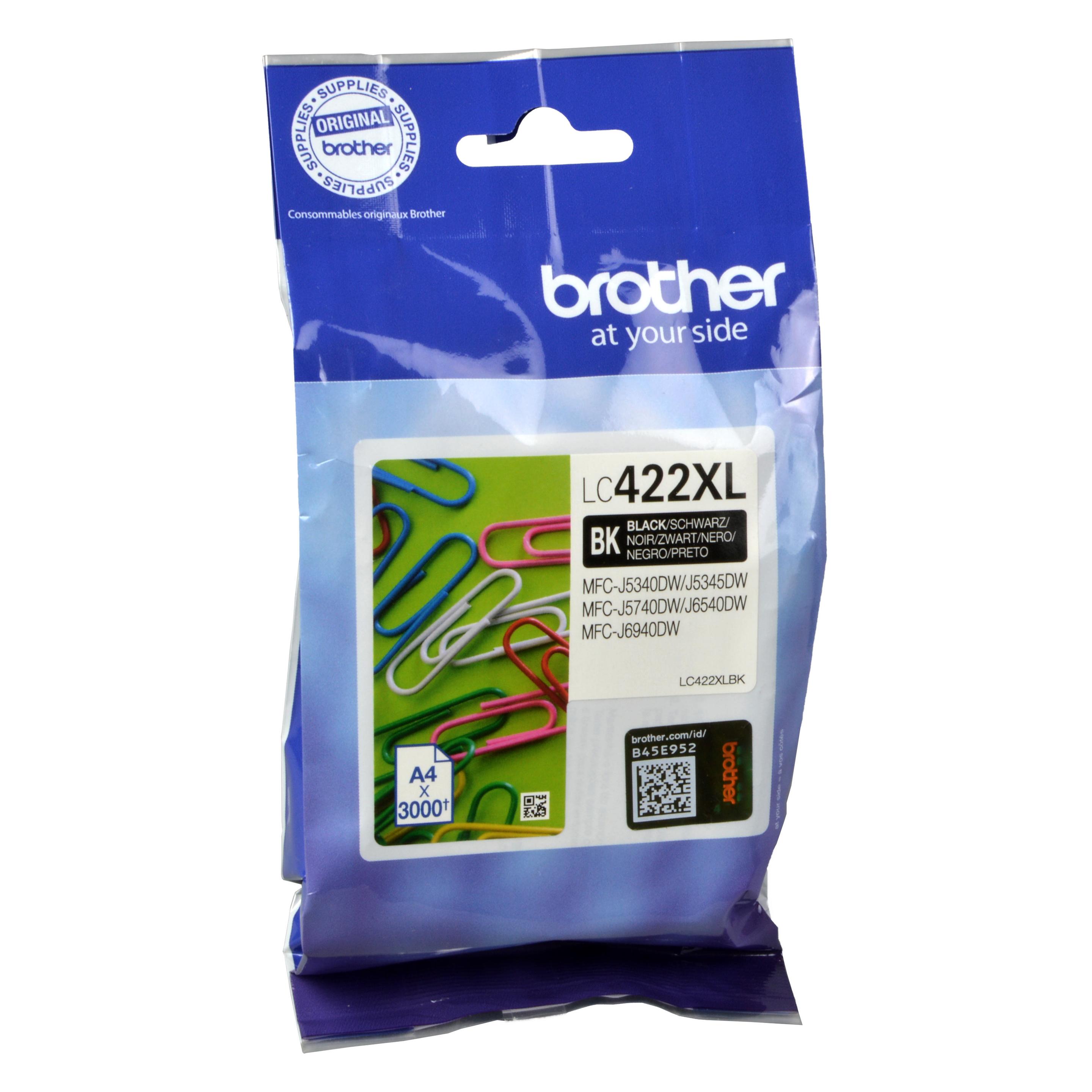 Brother LC-422XLBK (BK) (LC422XLBK)