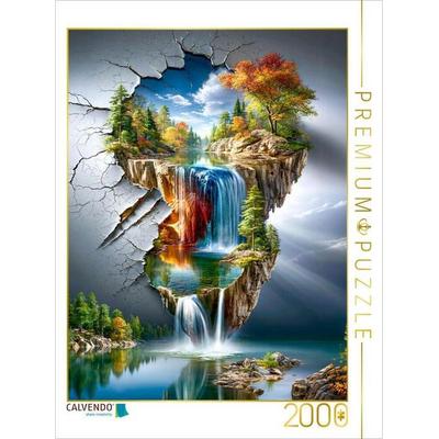 CALVENDO Puzzle Wo Wasser Geschichten schreibt | 2000 Teile Lege-Größe 90x67cm Foto-Puzzle für glückliche Stunden