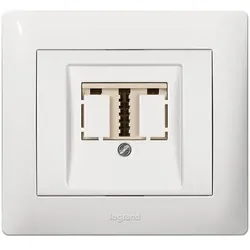Legrand 771147 Abdeckung TDo Telefondose Galea ultraweiß