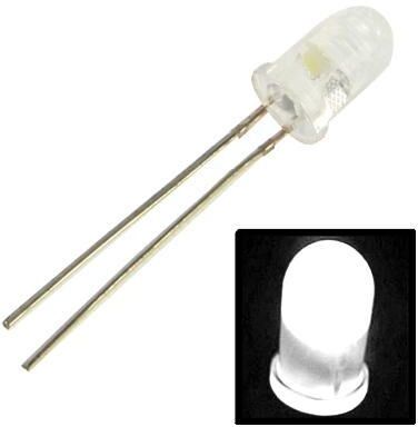 United Premium LED Diode Bulk Pack Clear Light Emitting LEDs white Light