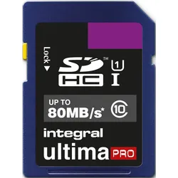 INTEGRAL SDHC-Card 8GB Ultima Pro (80MB/s) (Class 10)