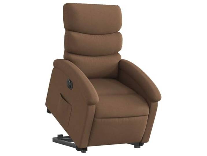 vidaXL Relaxsessel mit Aufstehhilfe Elektrisch Braun Stoff