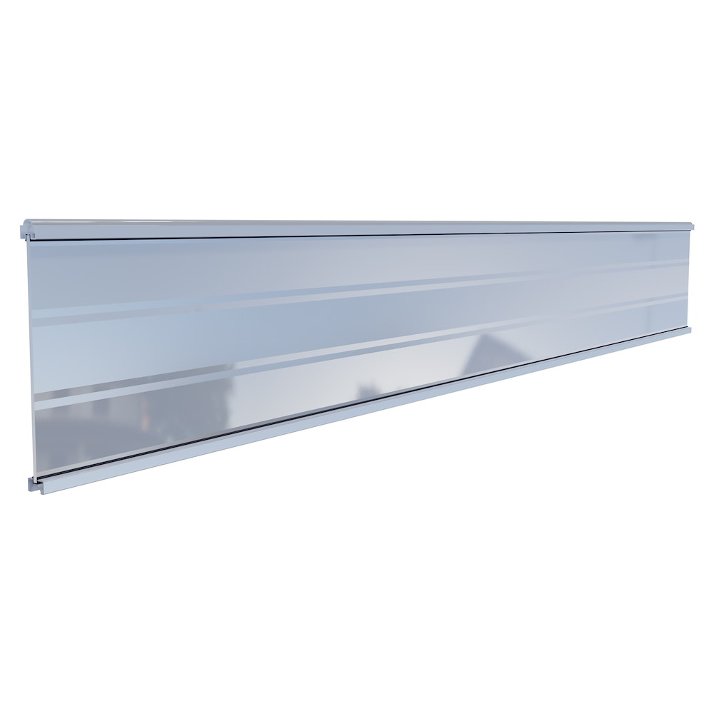 TETZNERJENT TJÖRN WPC-Steckzaunsystem Glasfüllung, 6 x 206 x 1793 mm 16971256