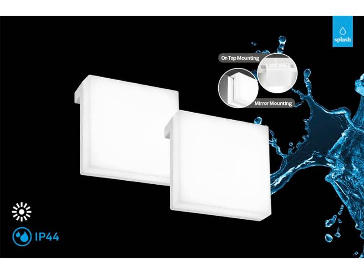 BRILONER LEUCHTEN Spiegelleuchte Aniani Badezimmer Spiegelleuchte , weiß (weiß, neutral), Leuchten, Spiegelleuchte