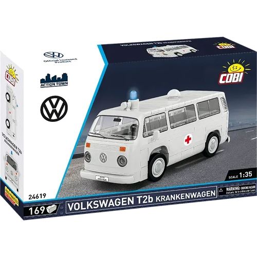 Cobi Volkswagen T2b Krankenwagen (grau, Maßstab 1:35)