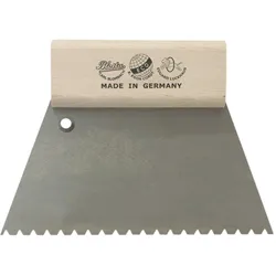 Dönges Zahnspachtel 180 mm, Zahnung B6, Zahnabstand 4,1 mm, Zahntiefe 3,6 mm