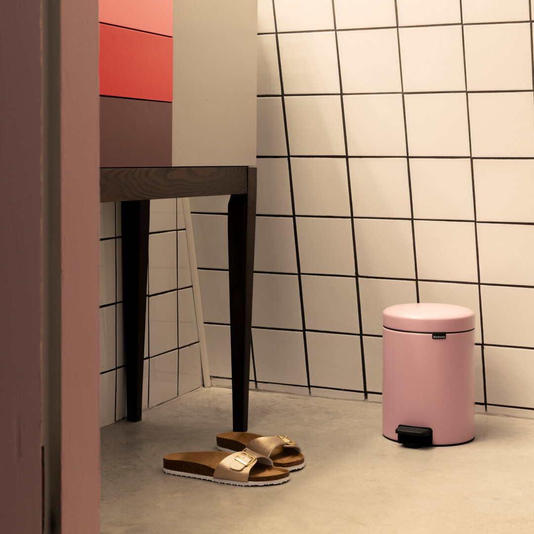 Brabantia NewIcon Soft Closing Pedal Bin Lilac Pink 5 L