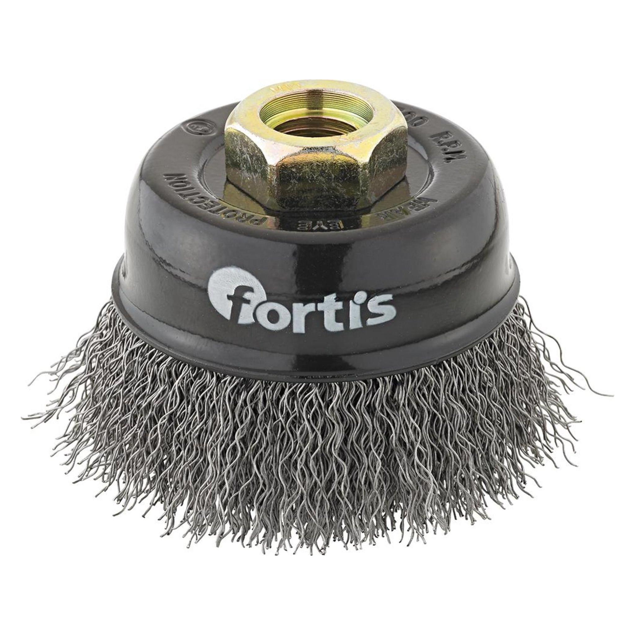 Magni Cepillo 80 mm gewellter Stahldraht fortis Cup (P80) (4317784781022)