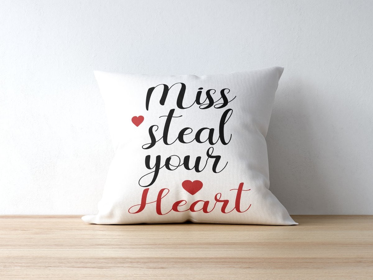 Miss Steal Your Heart Sierkussen - Romantische Woondecoratie & Cadeau