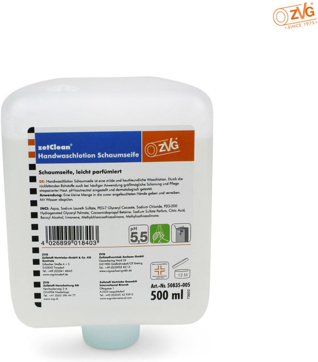 ZVG Handwaschlotion Schaumseife 500ml Systempatrone (50835-005)