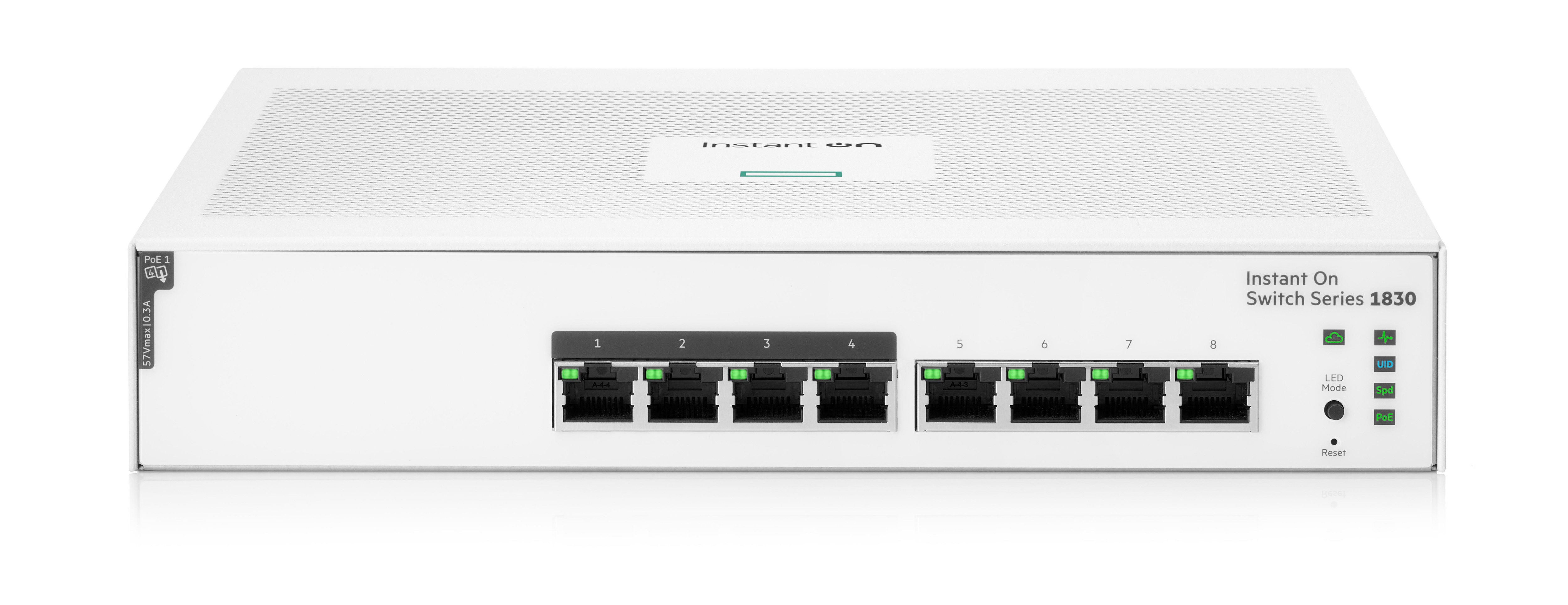 HP Enterprise HPE Instant On 1830 8p Gigabit CL4 PoE 65W Switch JL811A#ABB