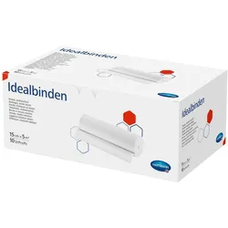 Hartmann Idealbinden ohne Verbandklammer 10 Stück - 15 cm x 5 m / Packung = 10 Stück, lose 10 St