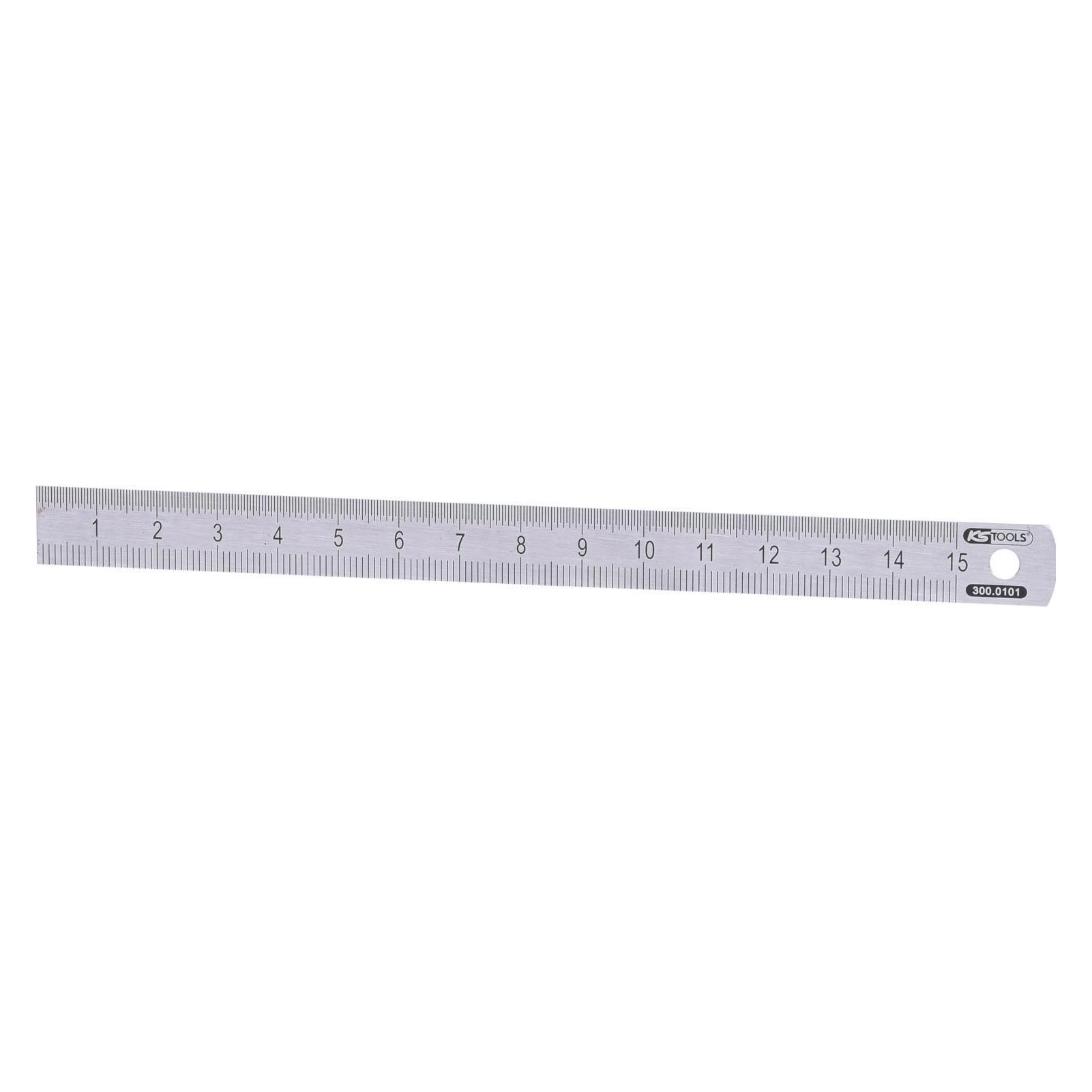 KS Tools Flexibler Stahlmassstab. 150mm 300.0101 (15 cm, Stahl) (300.0101)