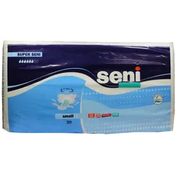 Seni Super small Inkontinenzhosen, Unisex, 30er Pack, 55 - 80 cm, 1600 ml 30 St