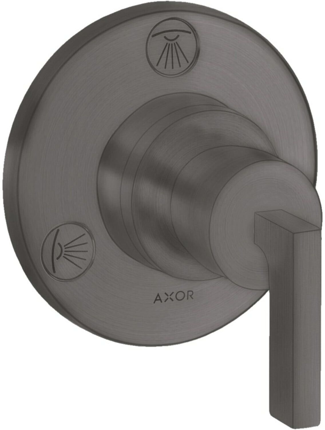 Hansgrohe Fertigmontageset Trio/Quattro UP-Ab- + Um-V, m Hebel, brush. bla vc (39920340)