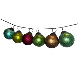 Dekorative Weihnachtskugeln 5cm, 3er Set - Edeldekoration aus Glas