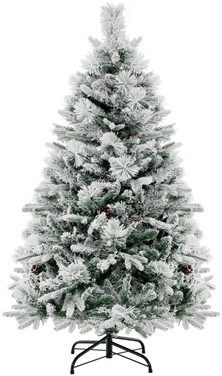 SureDeal® Kunstkerstboom met Sneeuw en LED-verlichting - Naturel