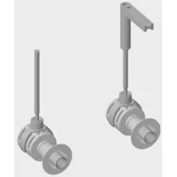 Vitra Fischer WC-Befestigung 316567YP1TE, 316567YP1TE 316567YP1TE
