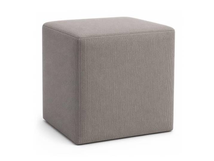 LIVOJO M22 Hocker Pouf Quadratisch 41 x 45 x 41 cm Silver grau