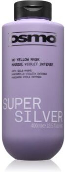 Osmo Super Silver No Yellow Mak máscara hidratante intensiva neutraliza tons amarelados 400 ml. Super Silver No Yellow Mak