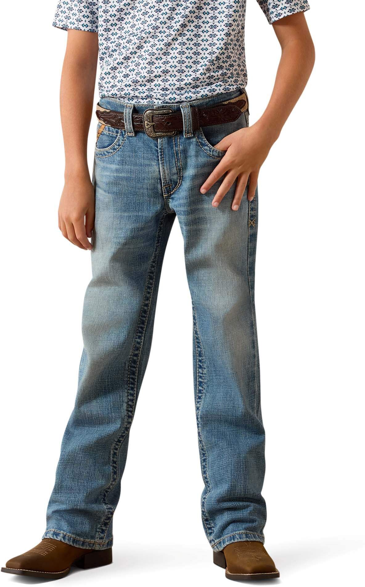 Kid's B5 Slim Darian Straight Leg Jeans in Leonard, Size: 7 Regular by Ariat