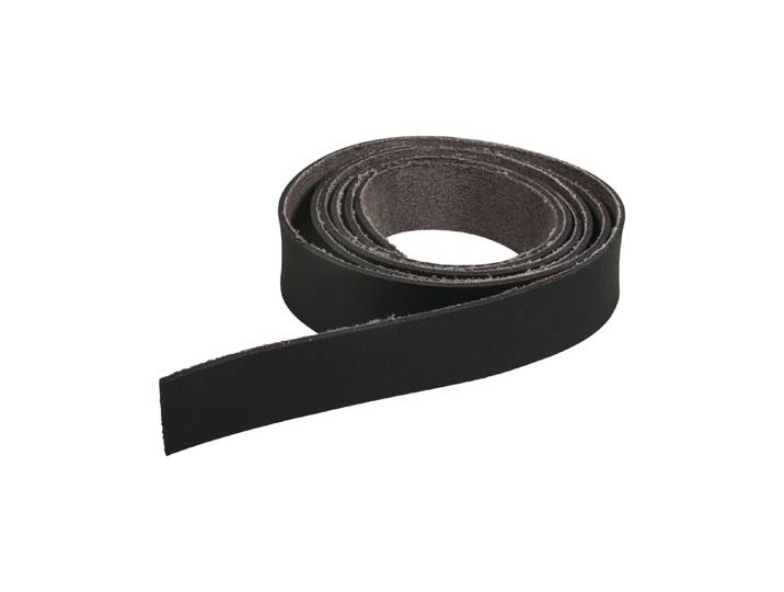 Rayher Kunstlederband Flach Schwarz 138 × 2 cm