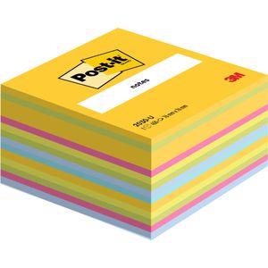 Post-it Haftnotizen Notes Würfel, ultrafarben, 76 x 76mm, selbstklebend, 450 Blatt