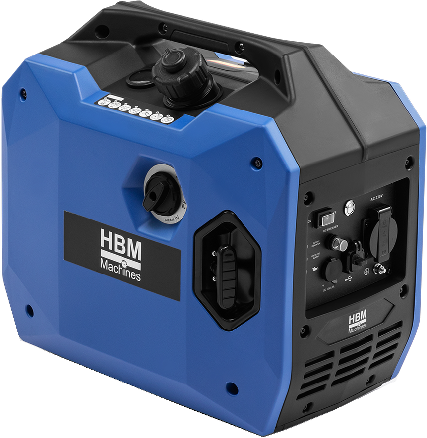 HBM generatore 1800 W, 230 V, benzina, inverter